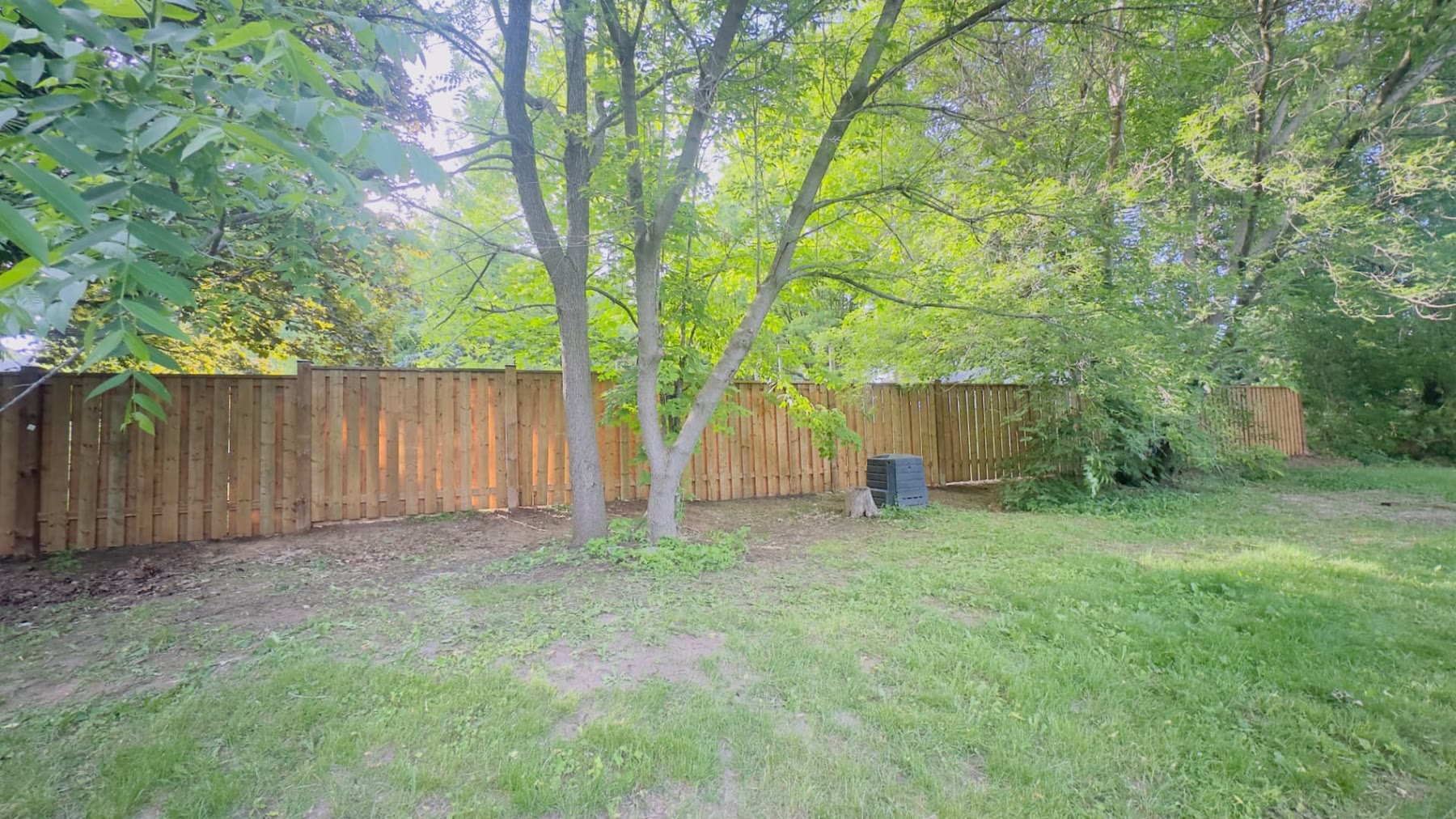 Treeline Privacy Fence — Fences project by Redstone Construction in Caledon, ON